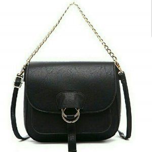 Pink Haley Crossbody Bag - Black